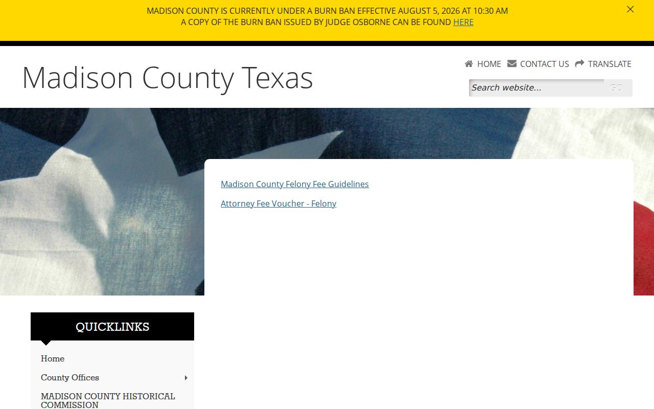 Madison County criminal court cases district court gateway